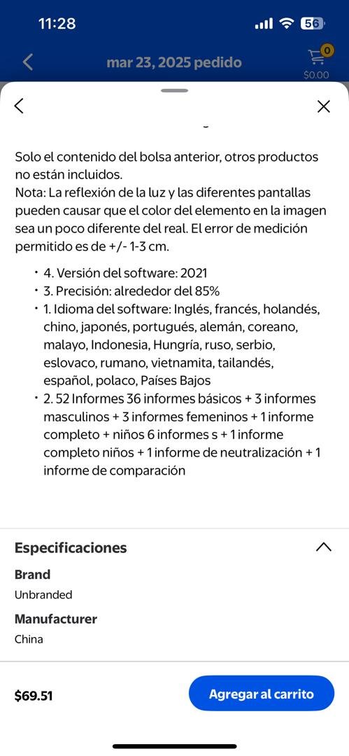 2025-5-23 Solicitud de versión en español para Quantum Analyzer QMR-998 – Venezuela (Paula Wuamtun) 6 2025 5 23 Request for Spanish Version of Quantum Analyzer QMR 998 006