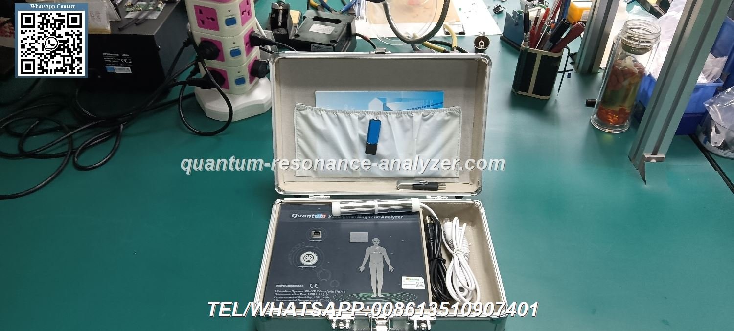 Sensor manual del analizador cuántico por resonancia magnética