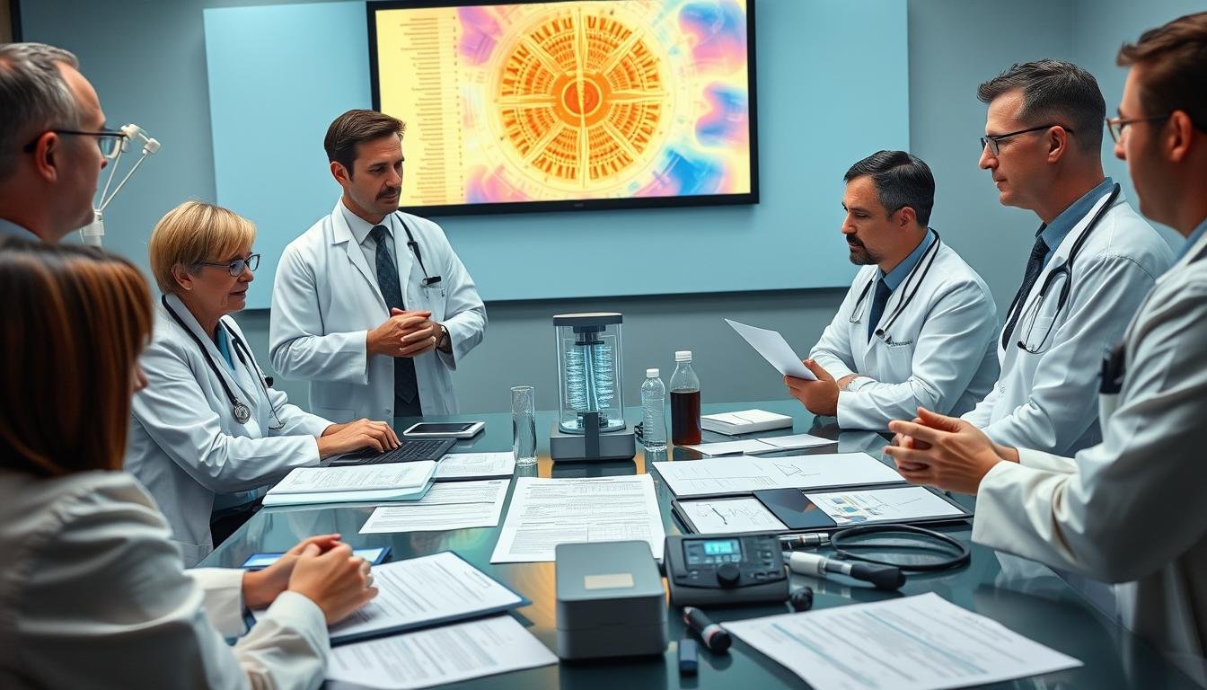 Debate entre profesionales médicos sobre la validez del analizador cuántico