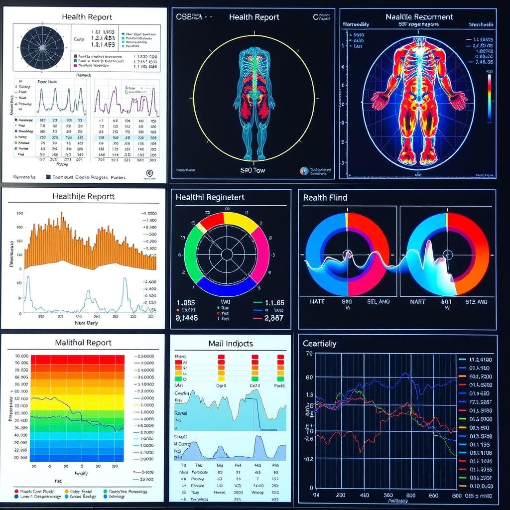 Informe detallado generado por el analizador cuántico por resonancia magnética