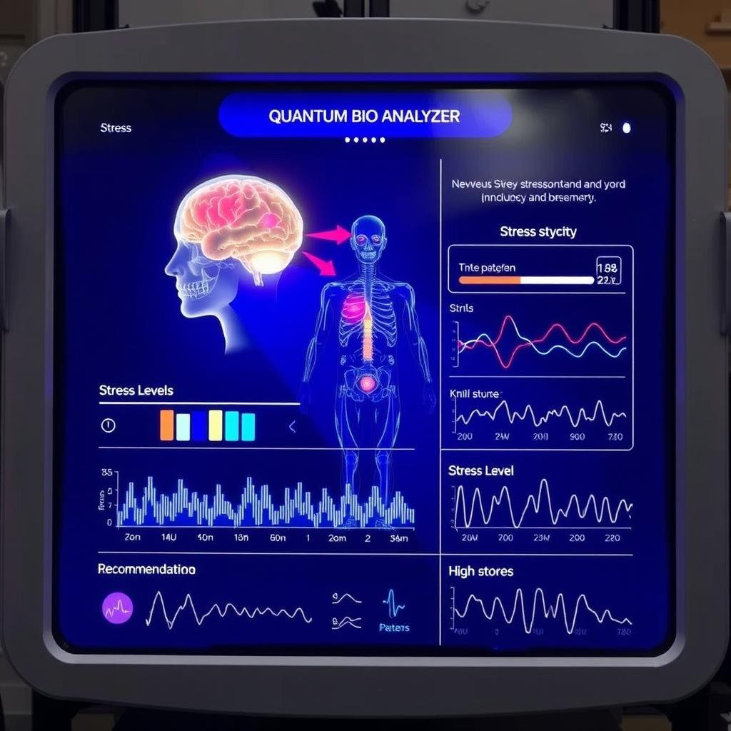 Análisis de estrés y sistema nervioso con analizador bio cuántico