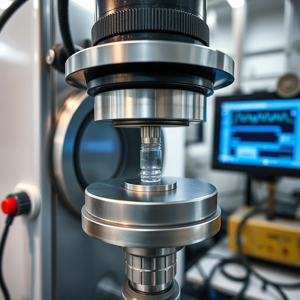 Analizador cuántico de resonancia magnética siendo utilizado para evaluar materiales Analizador cuántico de resonancia magnética siendo utilizado para evaluar materiales