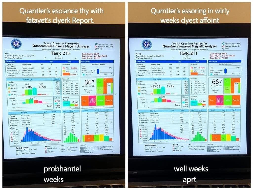 Comparison of Quantum Resonance Magnetic Analyzer reports from different testing sessions Comparison of Quantum Resonance Magnetic Analyzer reports from different testing sessions