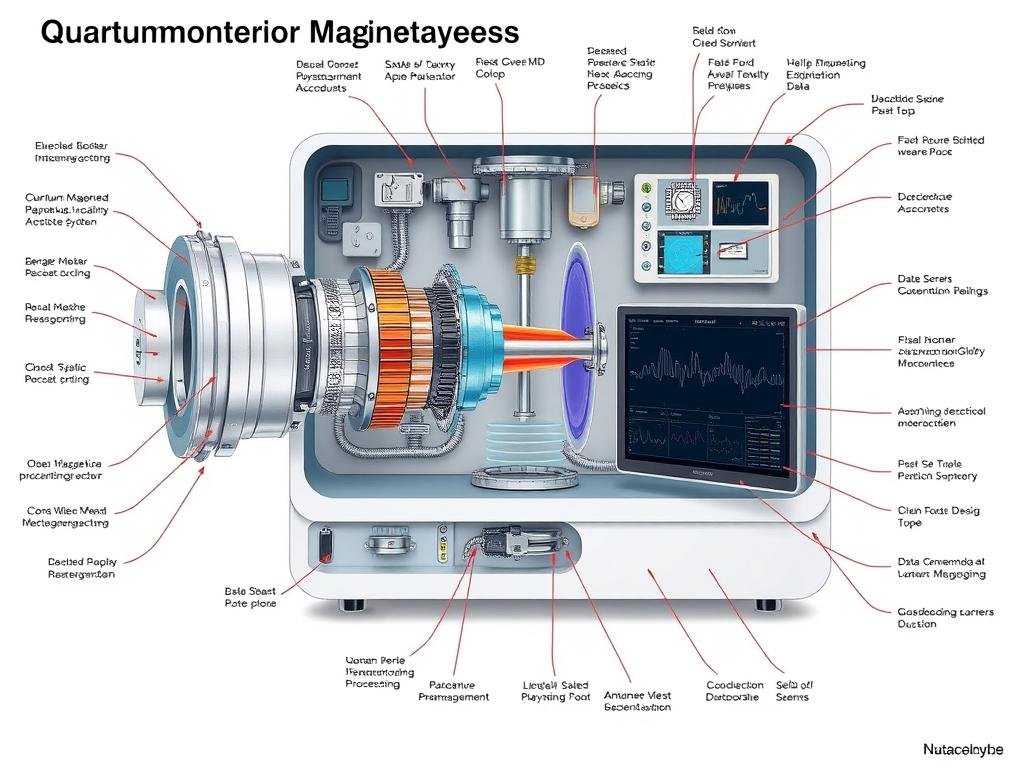 Componentes y funcionamiento interno de un analizador cuántico de resonancia magnética Componentes y funcionamiento interno de un analizador cuántico de resonancia magnética