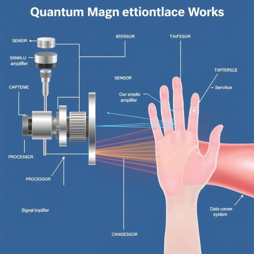 Funcionamiento interno del analizador cuántico de resonancia magnética
