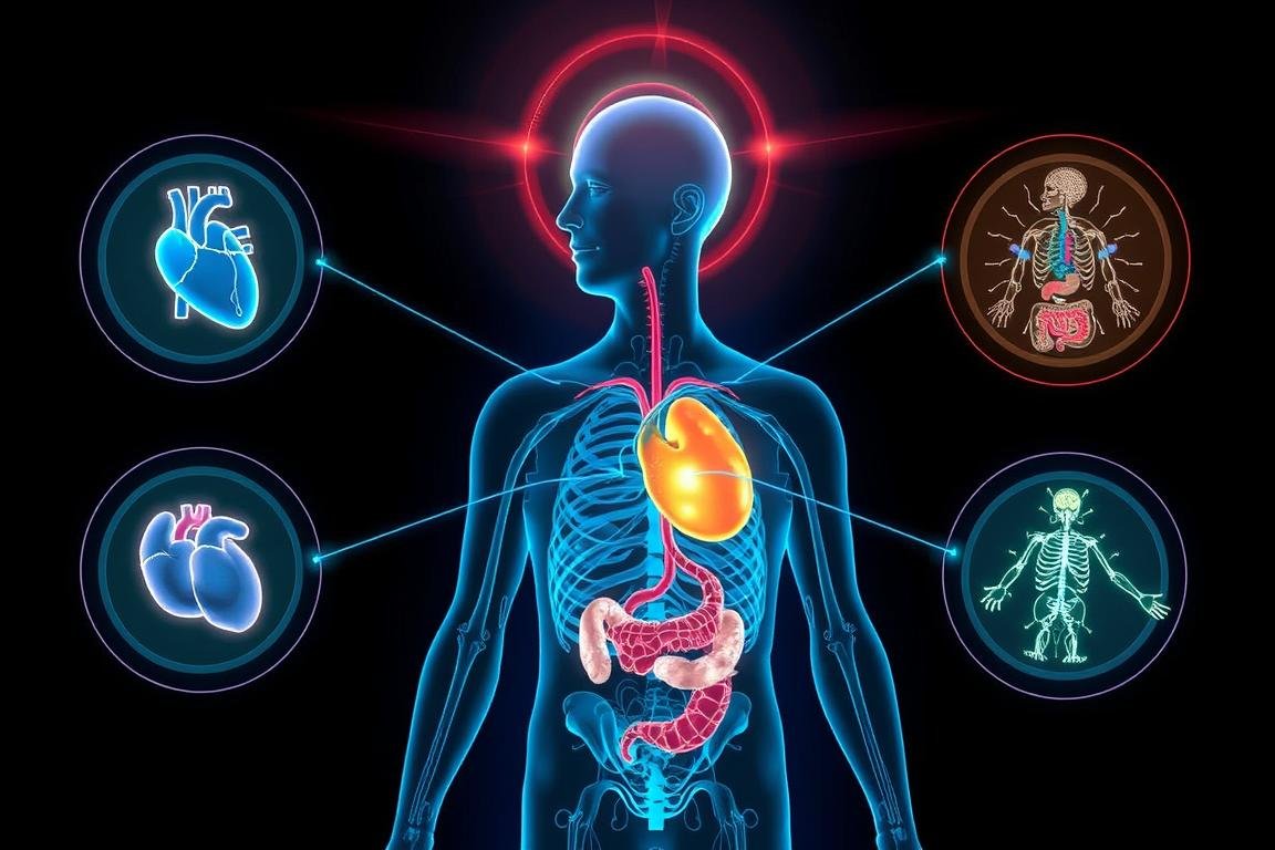 Múltiples sistemas corporales analizados por el analizador cuántico de resonancia magnética