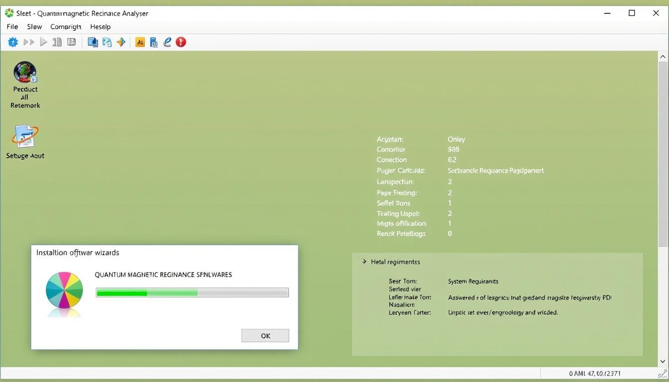 Proceso de instalación del software del analizador cuántico Proceso de instalación del software del analizador cuántico