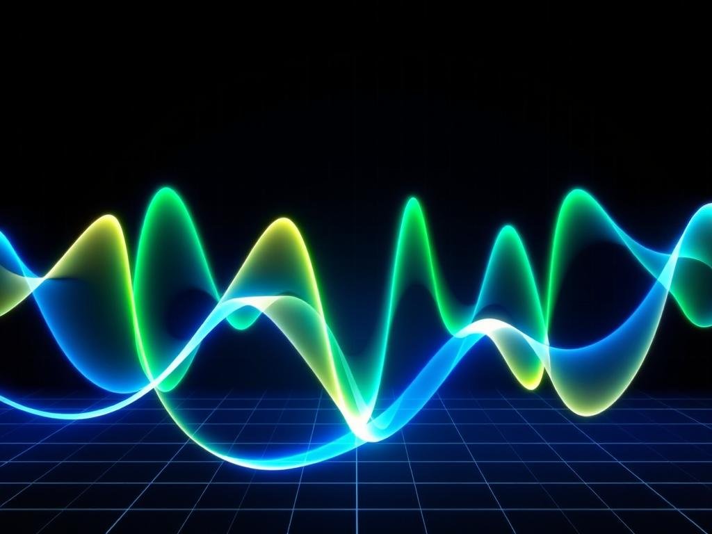 Representación gráfica de ondas electromagnéticas emitidas por células humanas Representación gráfica de ondas electromagnéticas emitidas por células humanas
