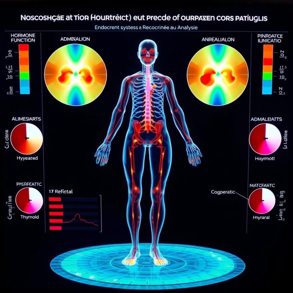 Resultados de análisis del sistema endocrino mostrando niveles hormonales Resultados de análisis del sistema endocrino mostrando niveles hormonales