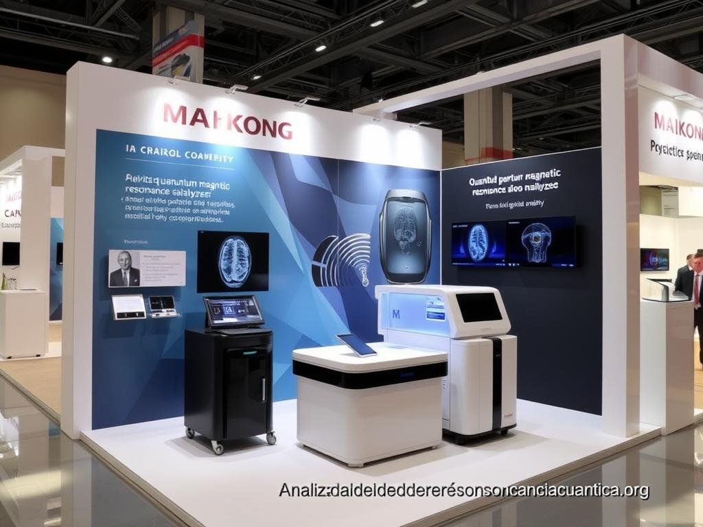 Analizador cuántico de resonancia magnética MAIKONG en exhibición