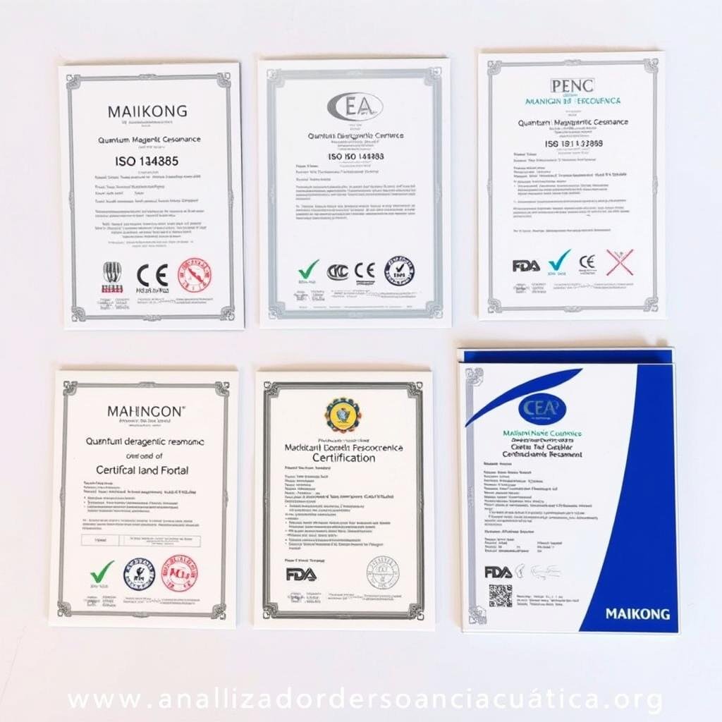 Certificaciones internacionales del analizador cuántico de resonancia magnética MAIKONG Certificaciones internacionales del analizador cuántico de resonancia magnética MAIKONG