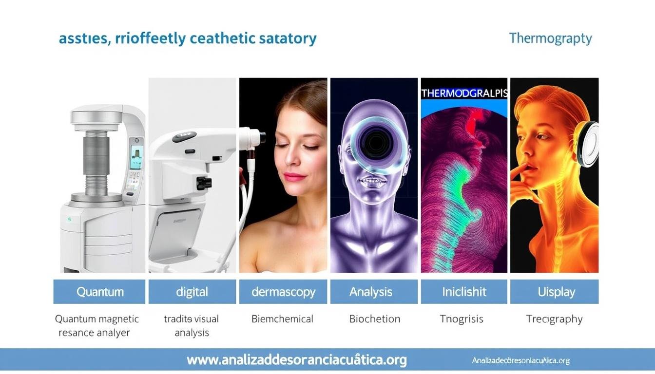 Comparación visual de diferentes métodos de diagnóstico estético Comparación visual de diferentes métodos de diagnóstico estético