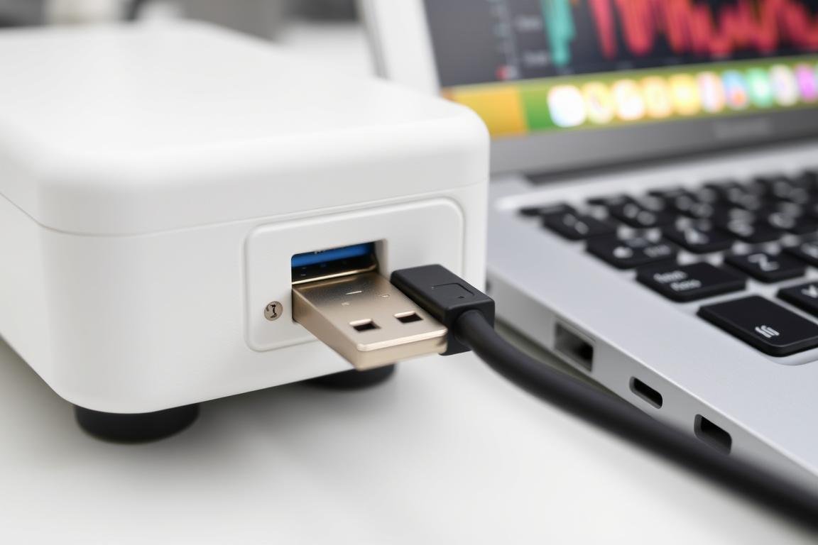 Conexión USB del analizador cuántico de resonancia magnética Conexión USB del analizador cuántico de resonancia magnética