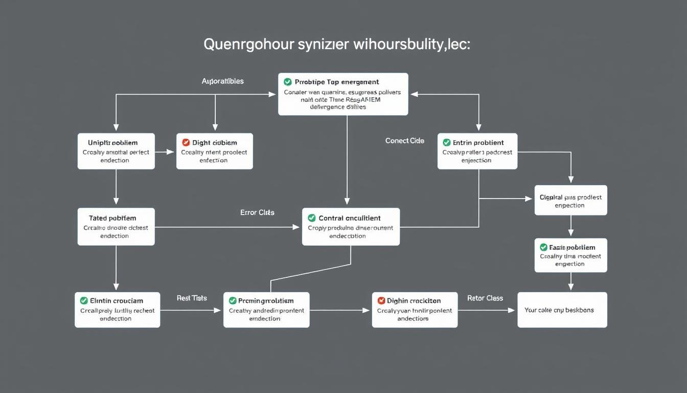 Diagrama de solución de problemas del analizador cuántico Diagrama de solución de problemas del analizador cuántico