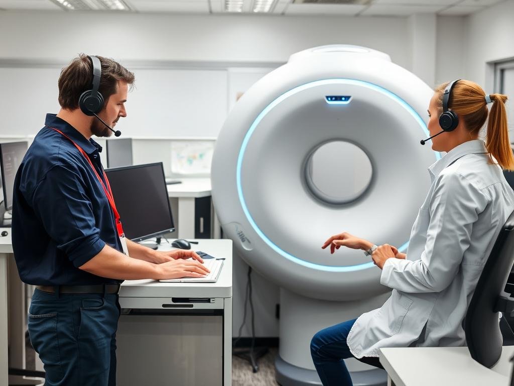Equipo técnico especializado en actualizaciones del analizador cuántico de resonancia magnética Equipo técnico especializado en actualizaciones del analizador cuántico de resonancia magnética