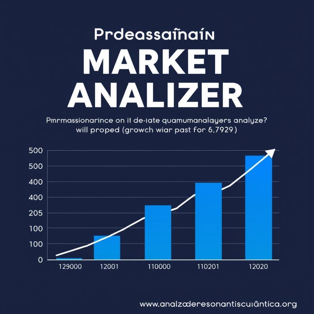 Gráfico del crecimiento del mercado de analizadores cuánticos en México