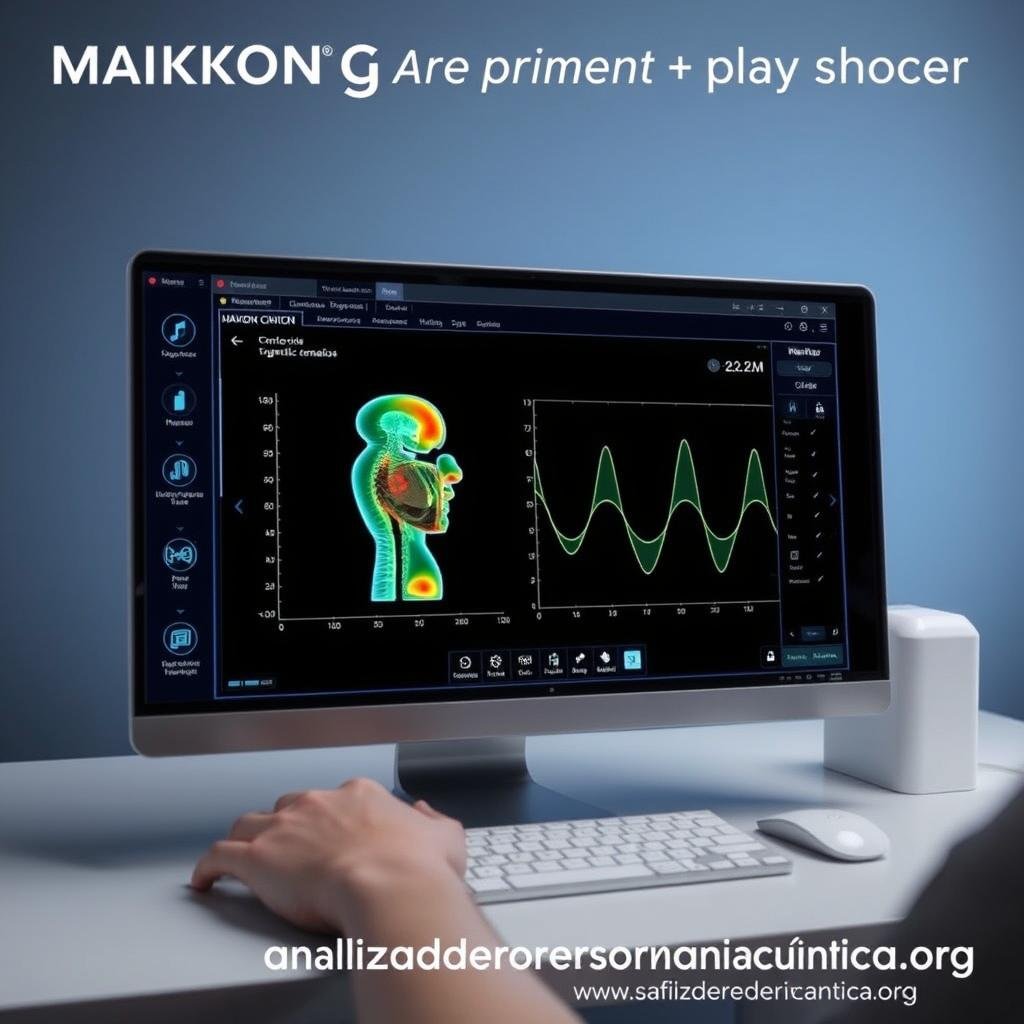 Interfaz intuitiva del analizador cuántico de resonancia magnética MAIKONG