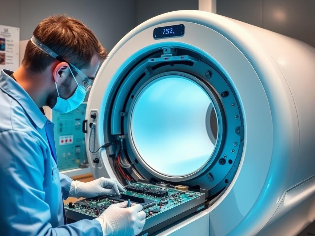 Mantenimiento profesional de un analizador cuántico de resonancia magnética Mantenimiento profesional de un analizador cuántico de resonancia magnética