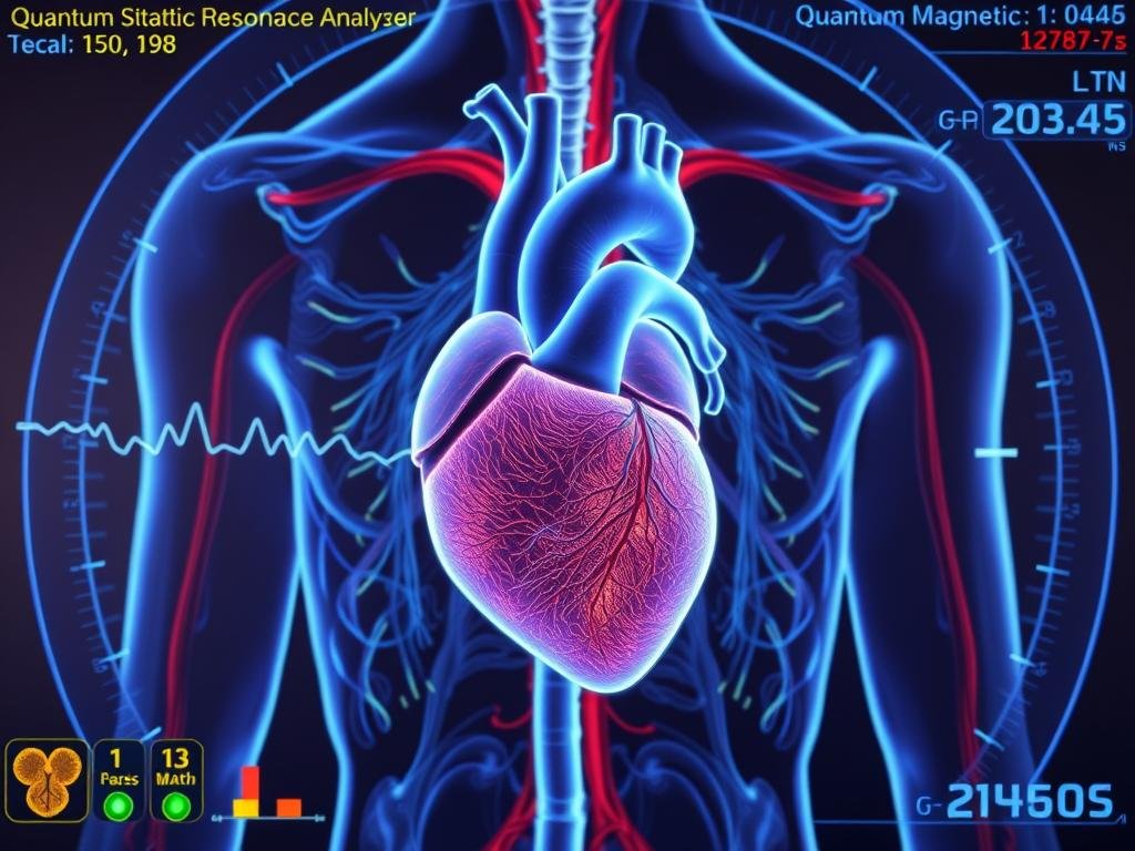 análisis del sistema cardiovascular con analizador cuántico de resonancia magnética