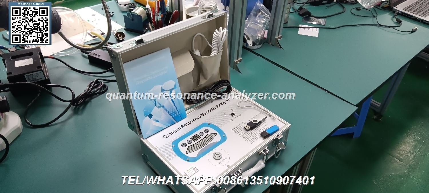 Analizador cuántico de resonancia magnética MAIKONG con sus componentes principales