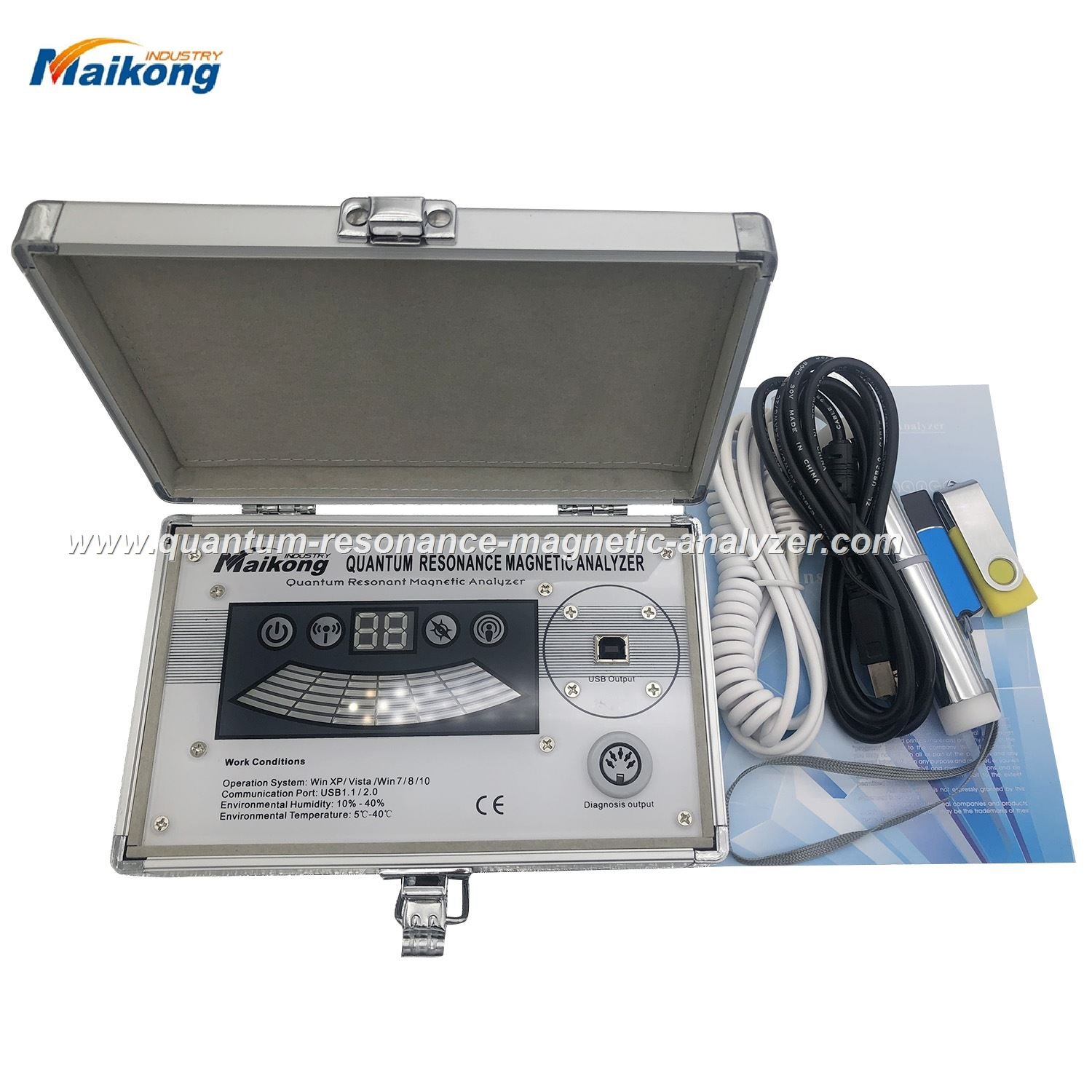 analizador cuántico de resonancia magnética