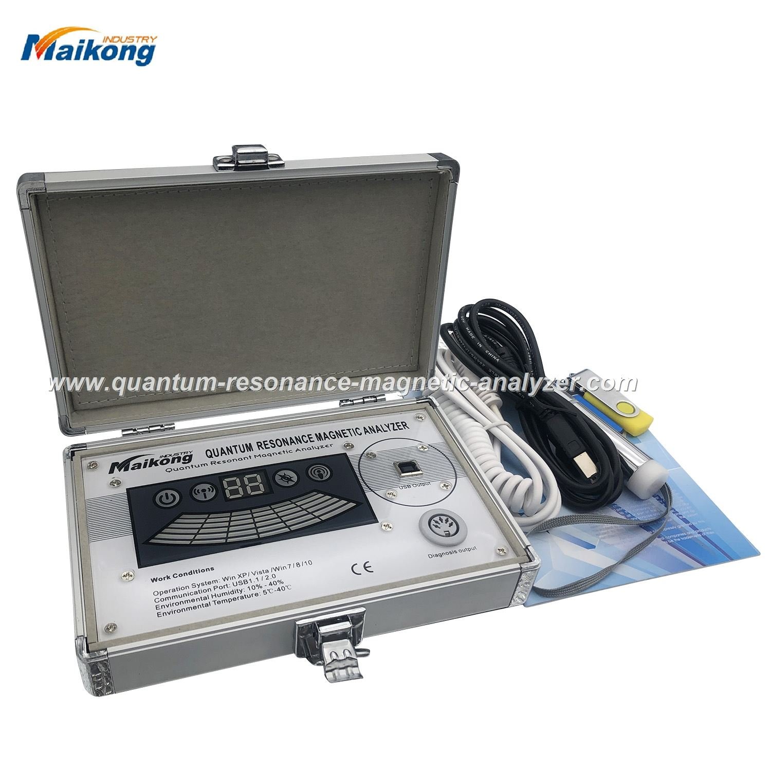 analizador cuántico de resonancia magnética 