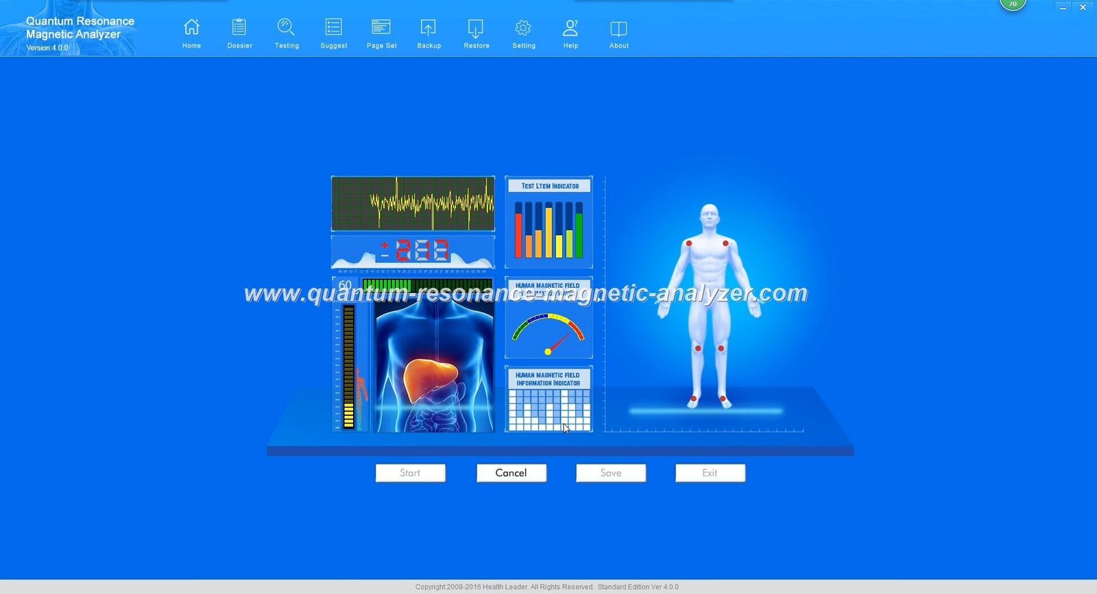 Analizador cuántico de resonancia magnética MAIKONG