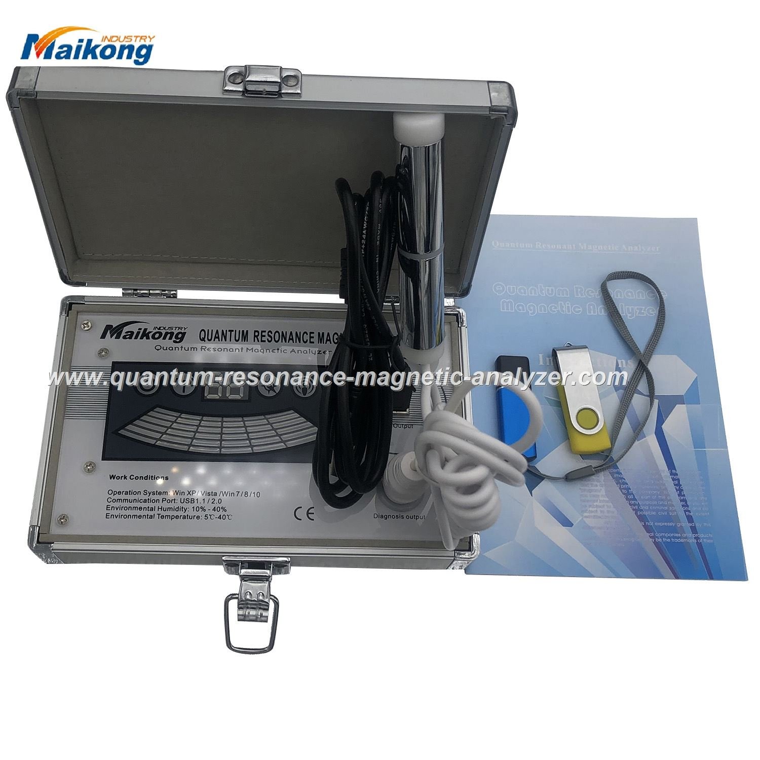 analizador cuántico de resonancia magnética