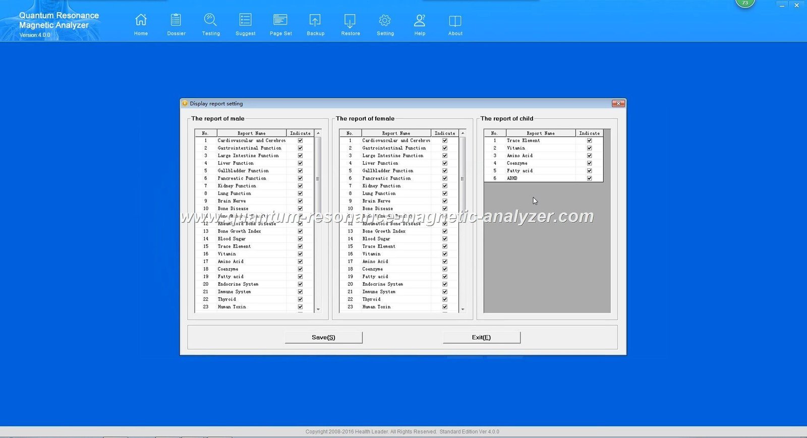 Scanner Analizador Cuantico Biomagnetico