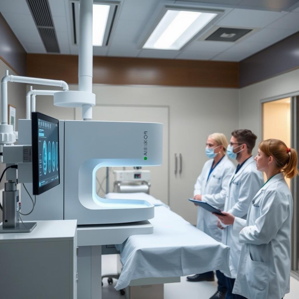 Analizador cuantico original en entorno hospitalario