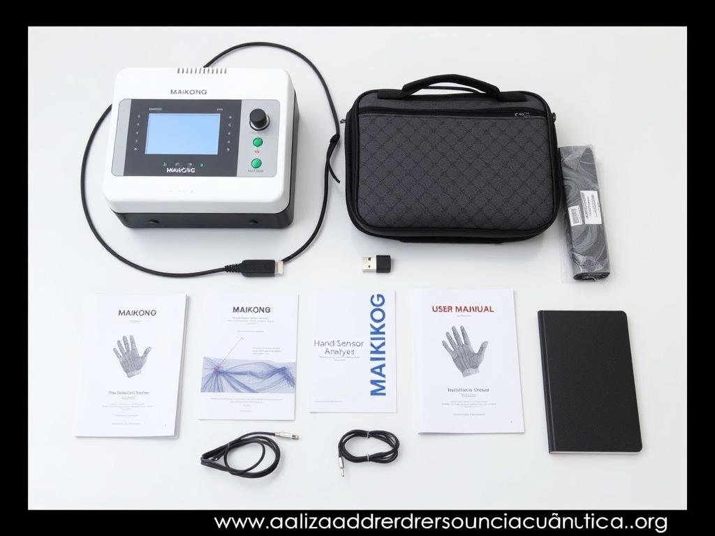 Componentes del analizador cuántico de resonancia magnética MAIKONG