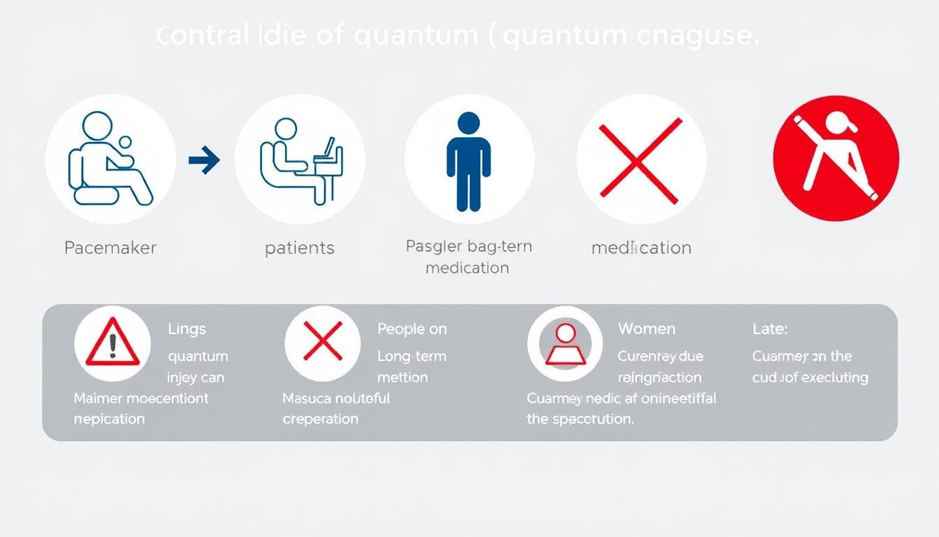 Contraindicaciones del uso del analizador cuantico original