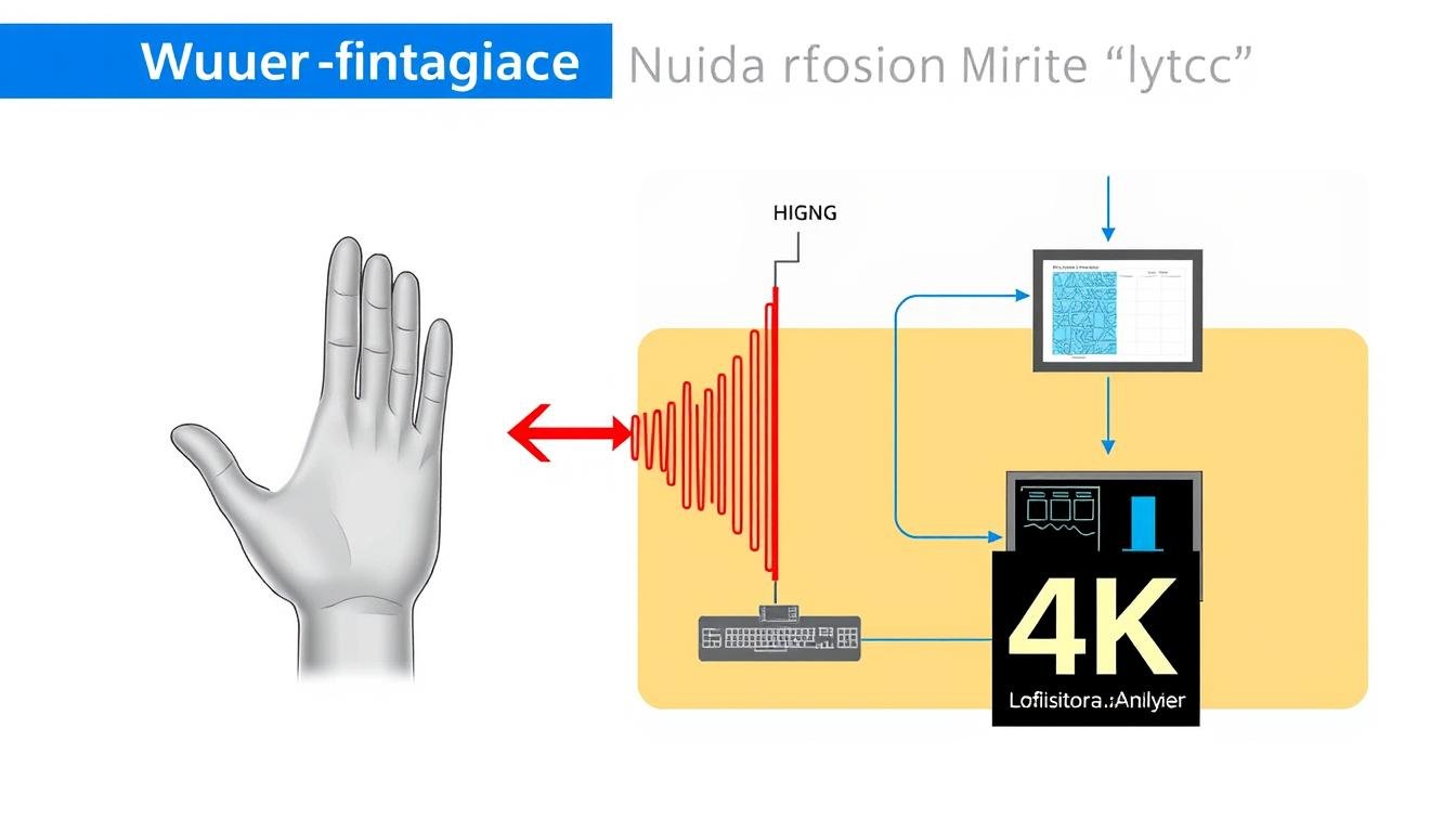 Diagrama explicativo del funcionamiento del analizador cuántico