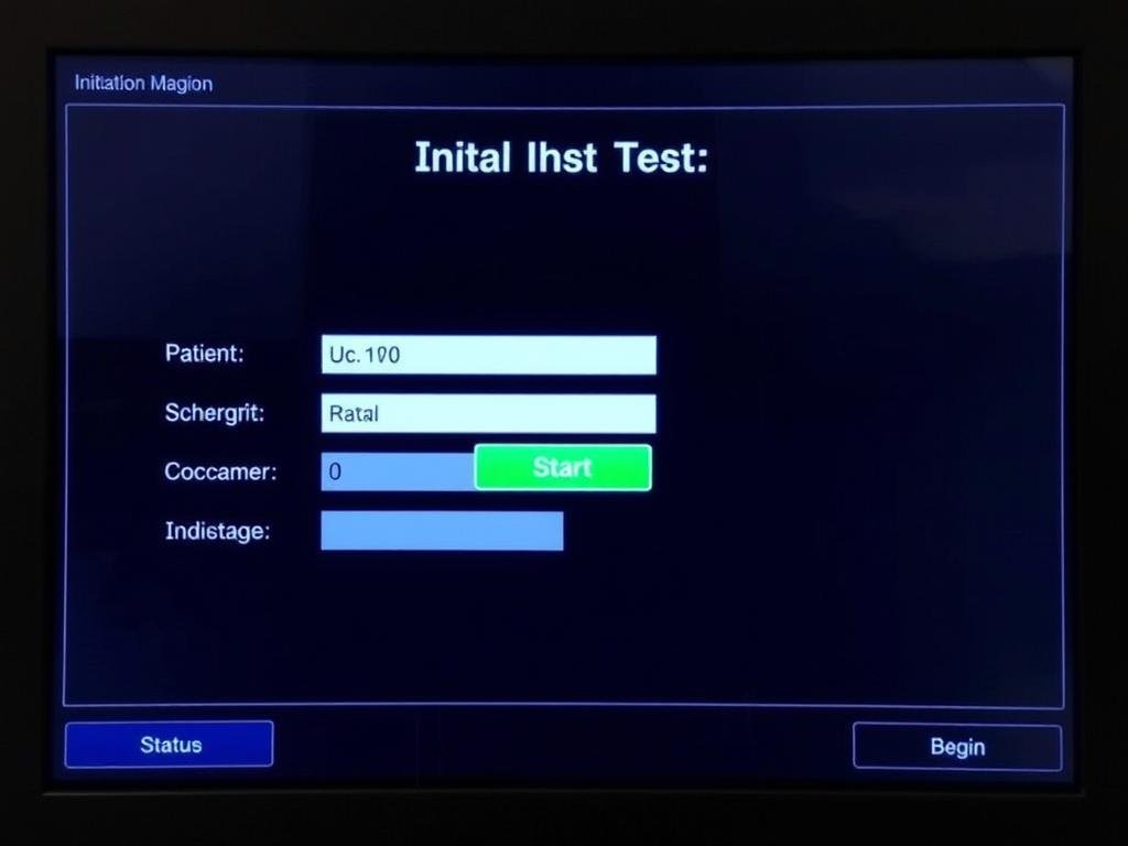 Inicio del proceso de análisis con el analizador cuantico original