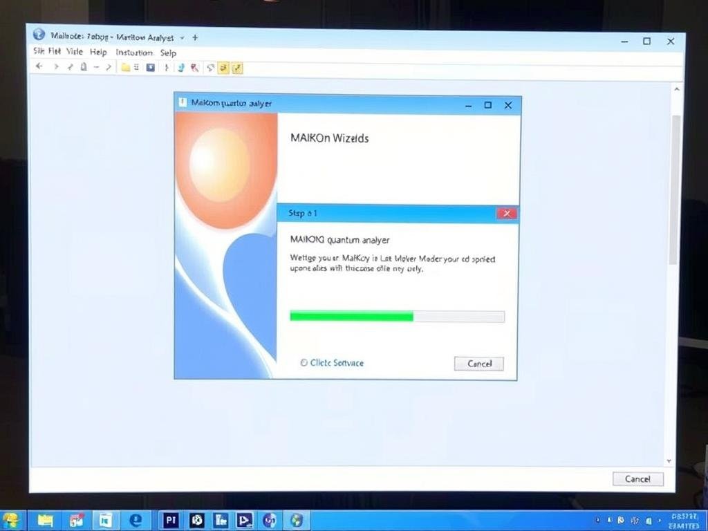Instalación del software del analizador cuantico original