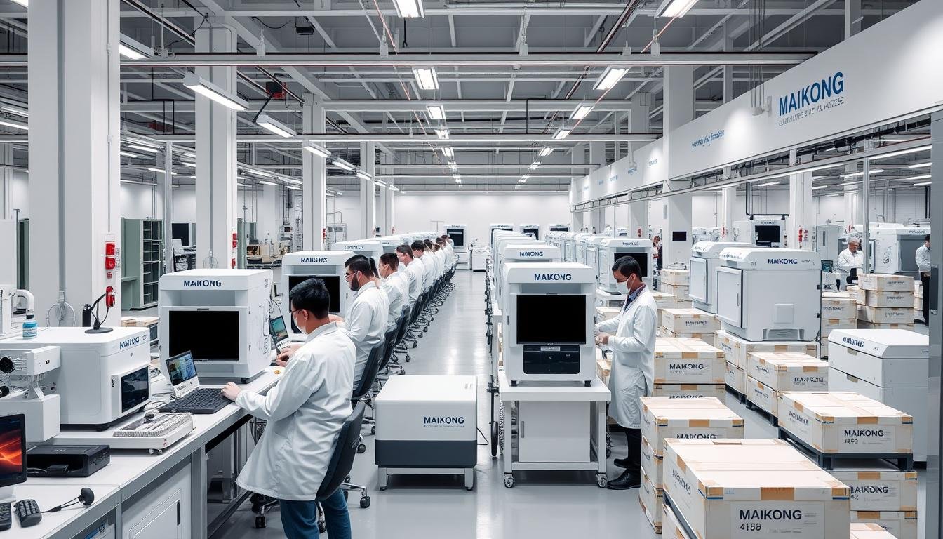 Instalaciones de fabricación de MAIKONG para analizadores cuánticos de resonancia magnética