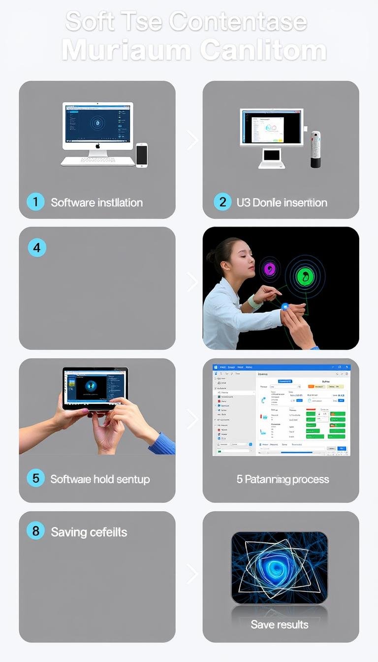 Paso a paso del uso del analizador cuántico de resonancia magnética