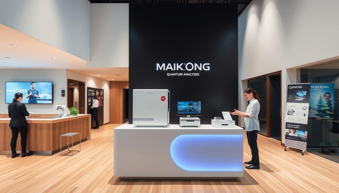 Centro deportivo integrando el analizador cuántico MAIKONG como servicio premium