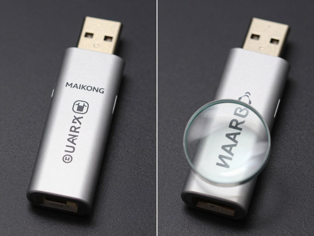 Comparación entre un dongle original de MAIKONG y una imitación