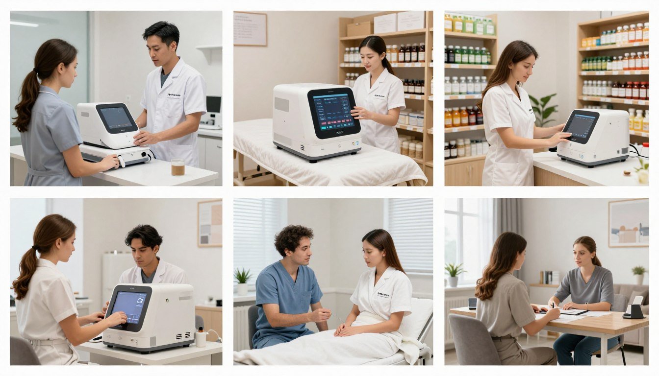 Diversas aplicaciones del analizador cuántico de resonancia magnética en entornos profesionales