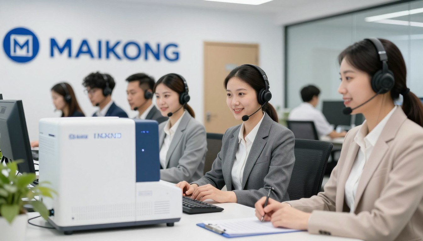 Equipo de atención al cliente de MAIKONG para el analizador cuántico de resonancia magnética