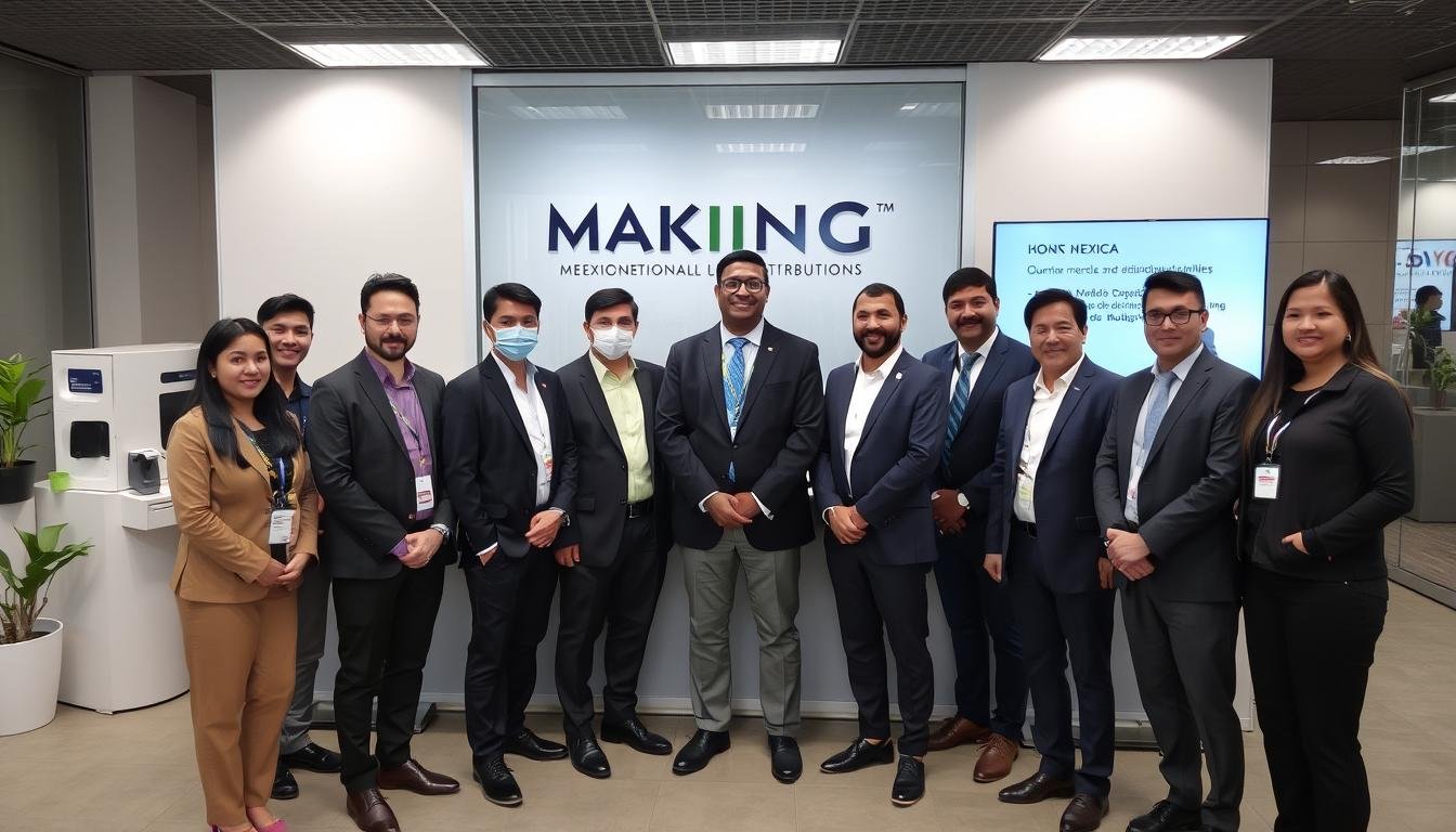 Equipo de distribución internacional de MAIKONG