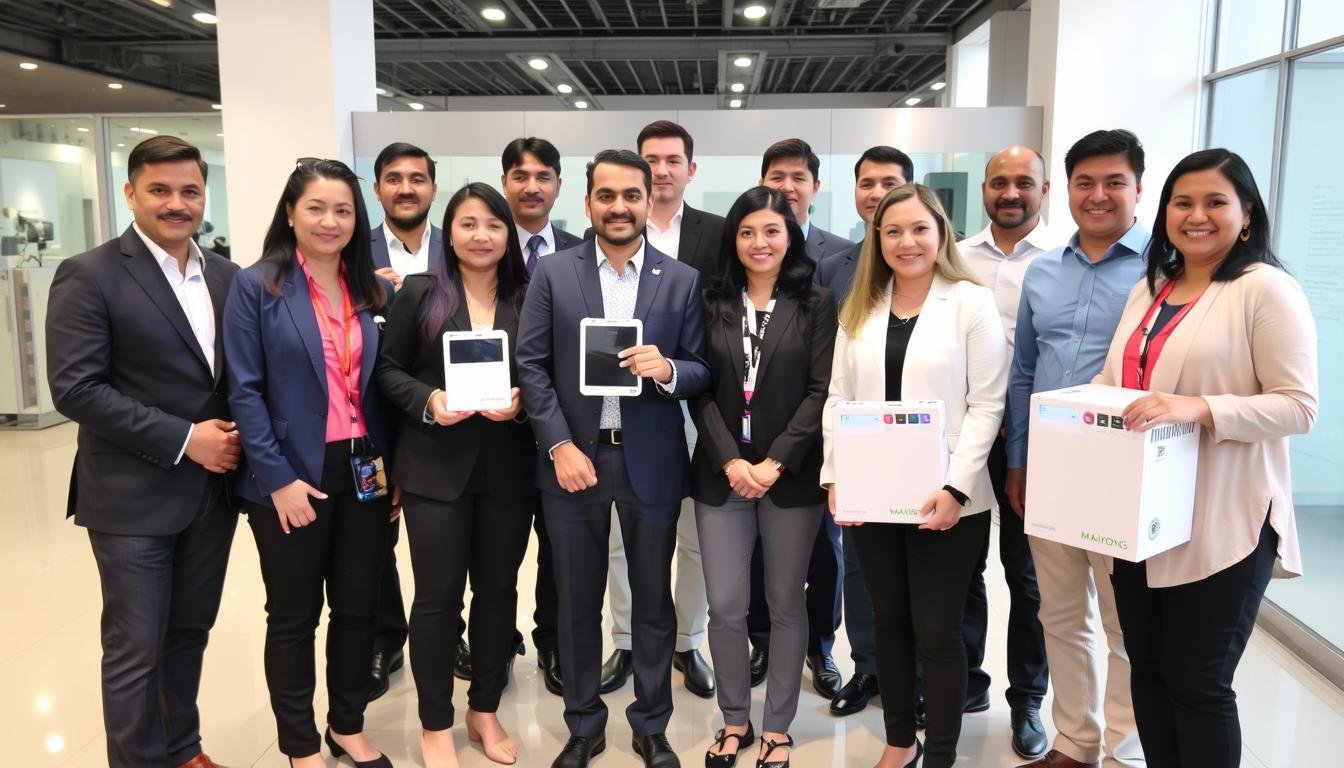 Equipo de distribuidores mexicanos del analizador cuántico de resonancia magnética MAIKONG