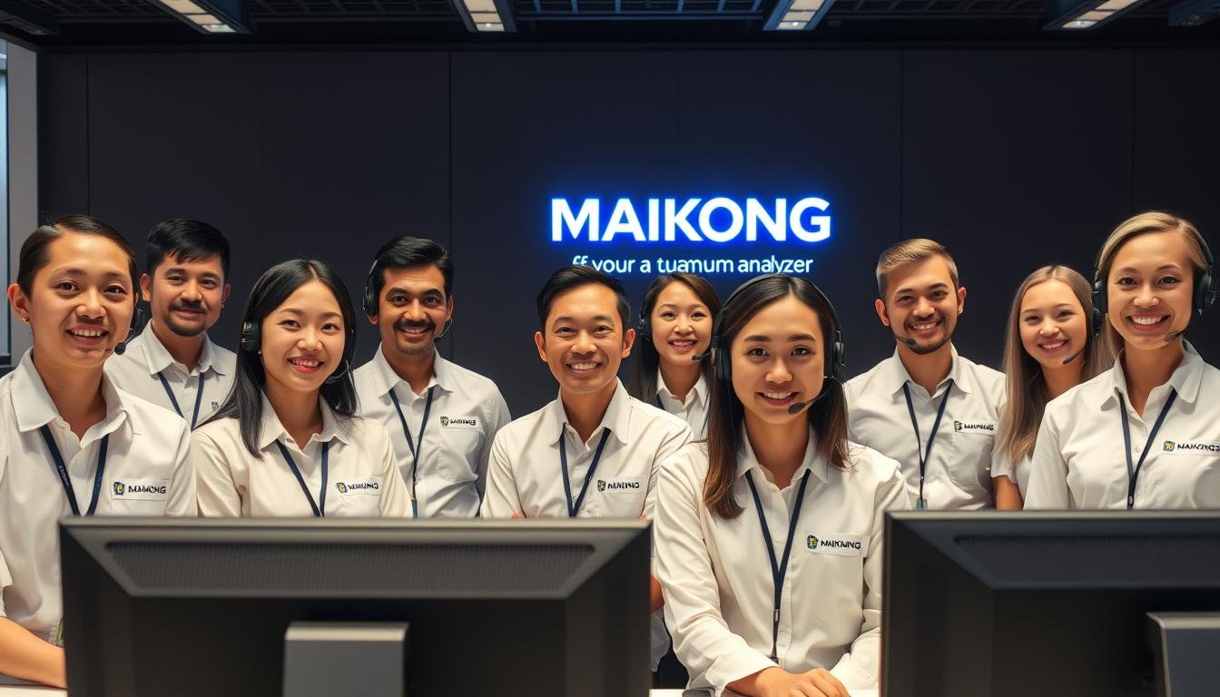 Equipo de soporte de MAIKONG listo para asistir con el software del analizador cuántico