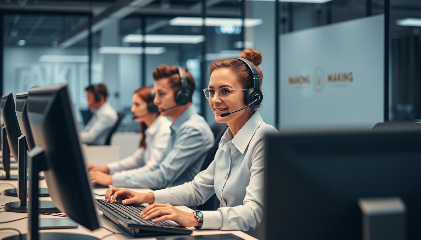 Equipo de soporte técnico de MAIKONG atendiendo consultas de distribuidores