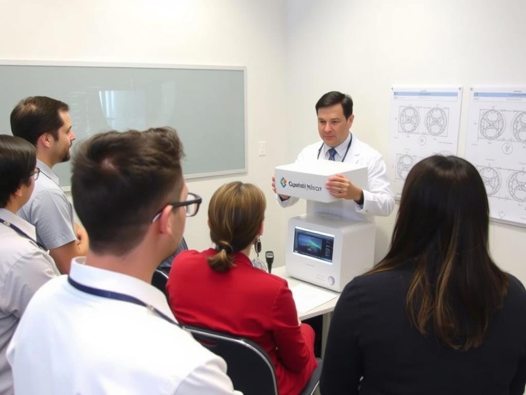 Sesión de capacitación sobre el uso del Analizador Cuántico MAIKONG