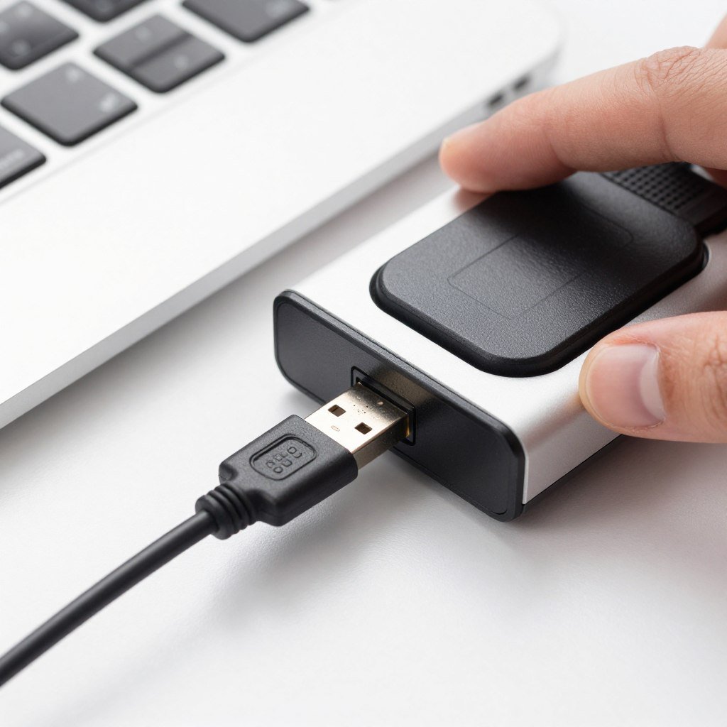 Conexión del analizador cuántico al ordenador