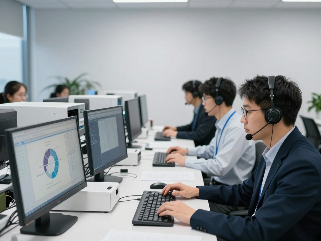 Equipo de soporte técnico de MAIKONG para el analizador cuántico