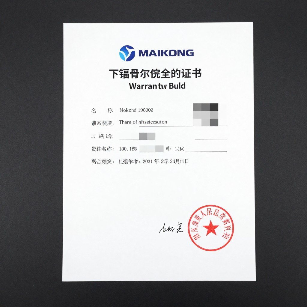 Garantía oficial de 1 año para productos MAIKONG