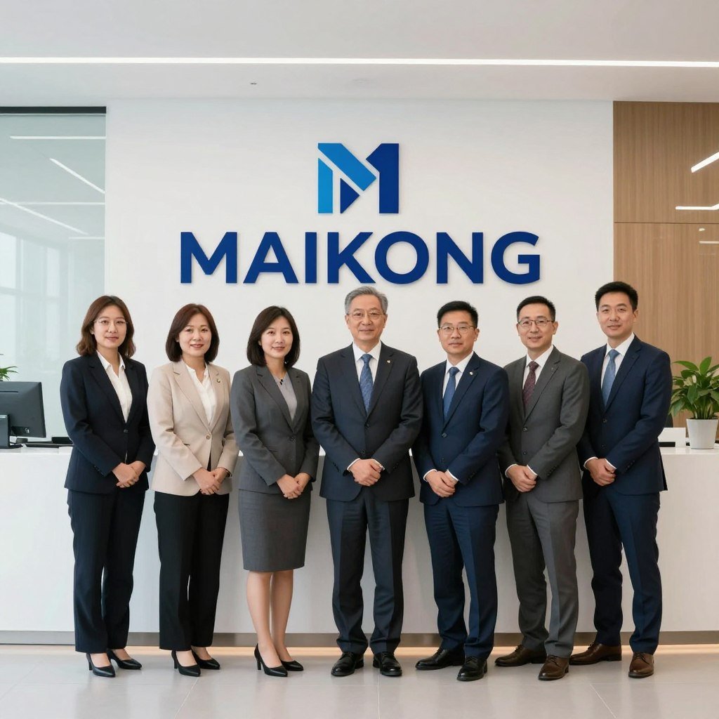 Logo y equipo profesional de MAIKONG